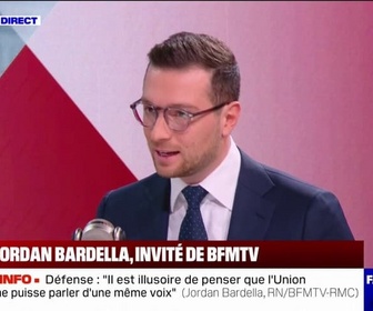 Replay Face à Face - Envoi éventuel de troupes européennes en Ukraine: Je suis totalement opposé, assure Jordan Bardella