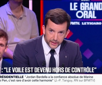 Replay Le Grand Oral 2027 - Le voile est devenu hors de contrôle, selon Jean-Philippe Tanguy, député Rassemblement national