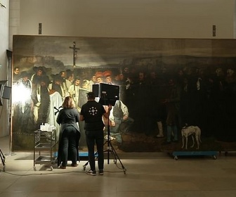Replay ARTE Journal - Musée d'Orsay : restauration d'un tableau de Courbet