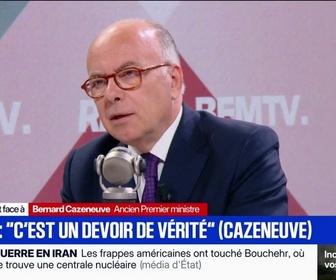 Replay Face à Face - Écologie: Il faut moderniser notre parc électronucléaire, il faut développer les énergies renouvelables, déclare Bernard Cazeneuve, ancien Premier ministre