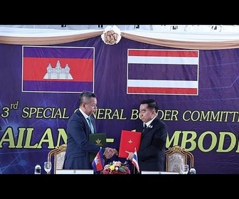 Replay La Thaïlande et le Cambodge signent un accord de cessez-le-feu
