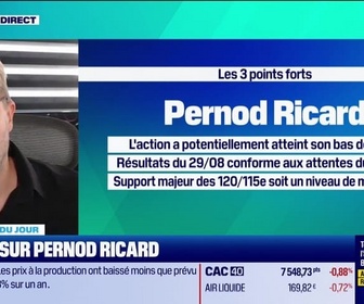 Replay Tout pour investir - La valeur du jour : Focus sur Pernod Ricard - 20/09