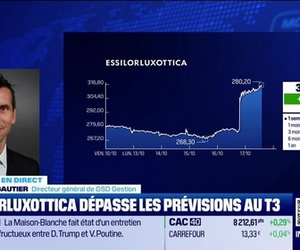 Replay BFM Bourse - EssilorLuxottica s'envole : ses lunettes connectées lui ouvrent-elles un potentiel infini ? - 17/10