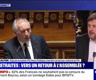 Replay BFM Story - Retraites: Je suis pour que les partenaires sociaux discutent et que le Parlement puisse jouer son rôle, explique François Kalfon (député européen PS)