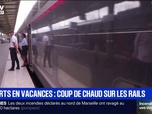 Replay BFM Première - Canicule: Jean Castex, le patron de la SNCF ne peut pas garantir que tout va marcher très bien à 100%