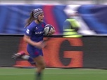 Replay Tournoi des Six Nations de Rugby - Journée 4 : Mélissande Llorens marque le 3e essai français