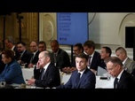 Replay Moscou réagit aux propos d'Emmanuel Macron sur la perspective d'envoyer des troupes en Ukraine