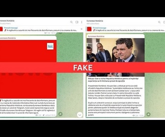 Replay Une fausse chaîne Telegram d'Euronews propage des infox sur la Roumanie et la Moldavie