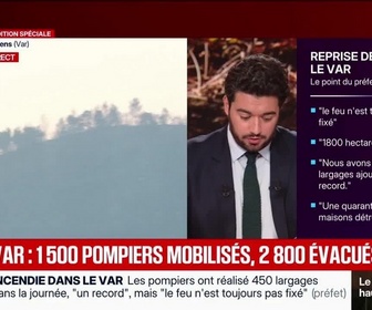 Replay Les émissions spéciales - Édition spéciale : Var, une nuit décisive face à l'incendie - 01/08
