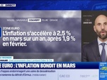 Replay BFM Bourse - L'éco du monde : L'inflation en Zone euro bondit à 2,5% sur un an en mars - 31/03