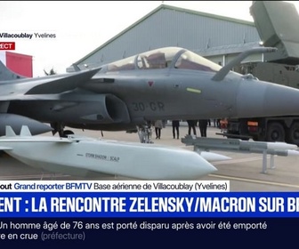 Replay Apolline de 9 à 10 - Avant l'arrivée de Volodymyr Zelensky, le tarmac de la base aérienne de Villacoublay se pare du meilleur de l'armement français