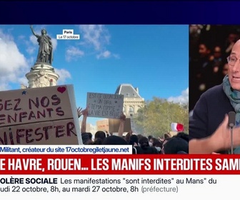 Replay BFM Grand Soir - Le Havre, Rouen... les manifs interdites samedi - 21/10