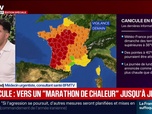 Replay BFM Grand Soir - Canicule : 35 départements en rouge demain, historique - 20/06