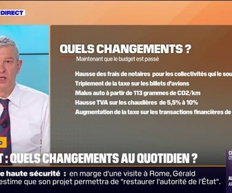 Replay Doze d'éco - À quels changements s'attendre après l'adoption du budget?