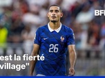 Replay ROBIN DE BFM - On a suivi la demi-finale des Bleus dans le village de Maxence Lacroix