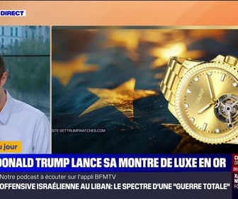 Replay L'image du jour : Donald Trump lance sa montre de luxe en or - 27/09