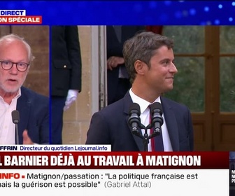 Replay Liberté Egalité Brunet! - Michel Barnier déjà au travail à Matignon - 05/09