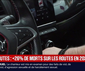 Replay BFM Première - Le nombre de morts sur l'autoroute en hausse de 26% en 2025