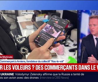 Replay BFM Première - L'ENQUÊTE DE LA MATINALE - Afficher le visage des voleurs dans les magasins, une pratique qui explose mais qui reste illégale