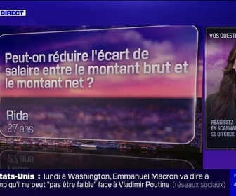 Replay Peut-on réduire l'écart de salaire entre le montant brut et le montant net? Vos questions au 20H BFM