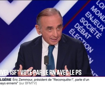 Replay BFM Politique - Budget 2026: On a une orgie d'impôts, un foisonnement de taxes, estime Éric Zemmour
