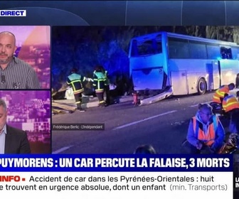 Replay Le 120 minutes - Pyrénées-Orientales : accident de car, 3 morts - 01/12