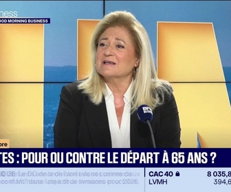 Replay Face à Lechypre - Emmanuel Lechypre face à Hedwige Chevrillon : Retraites, pour ou contre le départ à 65 ans ? - 30/09