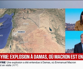 Replay Apolline de 9 à 10 - Syrie: au moins deux explosions ont retenti près de l'hôtel où Emmanuel Macron a passé la nuit à Damas