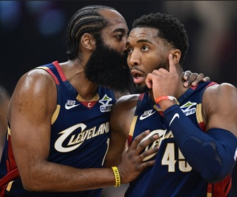 Replay NBA : Mitchell et Harden permettent aux Cavs de faire le break contre Toronto