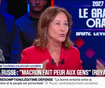 Replay Le Grand Oral 2027 - Guerre en Ukraine: Le président [français] doit se mettre au service de l'Ukraine en disant nous voulons vous aider à avoir une paix juste et durable, déclare Ségolène Royal, candidate à la primaire socia