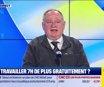 Replay Good Morning Business - Nicolas Doze face à Jean-Marc Daniel : Faut-il travailler sept heures de plus gratuitement ? - 20/01