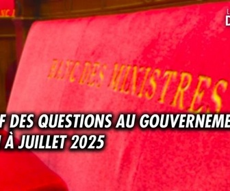Replay Les grands débats - Questions au Gouvernement (Mai - Juillet 2025)