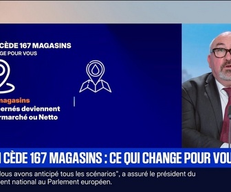 Replay BFM Première - BFM éco : Auchan cède 167 magasins, ce qui change pour vous - 07/07