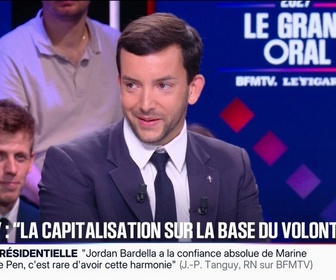 Replay Le Grand Oral 2027 - Retraites: Il faut la capitalisation sur la base du volontariat, explique Jean-Philippe Tanguy, député Rassemblement national