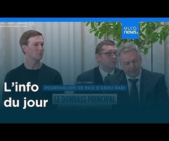 Replay L'info du jour | 25 janvier 2026 - Soir