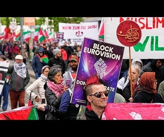 Replay À Vienne, des centaines de manifestants protestent contre Israël à l'Eurovision