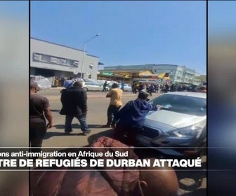 Replay Journal de l'Afrique - Manifestation anti-immigration : le centre de réfugiés de Durban attaqué