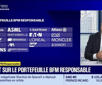 Replay BFM Bourse - Le portefeuille BFM-Responsable : Les valeurs industrielles boostent le portefeuille - 28/09