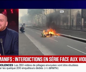 Replay BFM Grand Soir - Manifs : interdiction en série face aux violences - 21/10