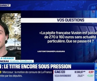 Replay BFM Bourse - On refait la séance : Vusion perd 26% depuis le 1er janvier, que se passe-t-il ? - 14/01