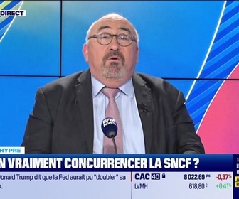 Replay Face à Lechypre - Emmanuel Lechypre face à Jean-Marc Daniel : Peut-on vraiment concurrencer la SNCF ? - 11/12