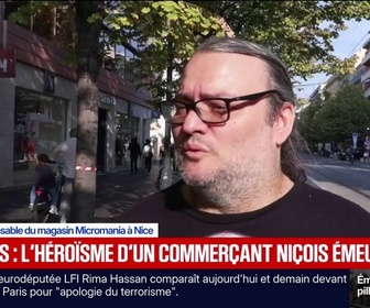 Replay BFM Première - J'ai juste tenu le front: un commerçant niçois agressé en marge de la mobilisation du 17-octobre