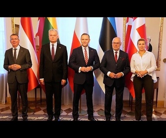 Replay Les dirigeants des États baltes et du Danemark ont parlé sécurité à Varsovie