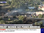 Replay 20H BFM - Incendie aux Pennes-Mirabeau: après la mobilisation de 400 pompiers, le feu n'évolue plus annonce la préfecture des Bouches-du-Rhône