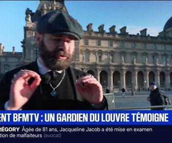 Replay BFM Grand Soir - Document BFMTV : un gardien du Louvre témoigne - 24/10