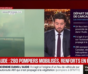 Replay Les émissions spéciales - Édition spéciale - Aude : un important départ de feu près de Carcassonne - 02/08
