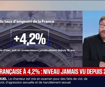 Replay BFM Première - BFM éco : Dette française à 4,2%, niveau jamais vu depuis 2008 - 19/08