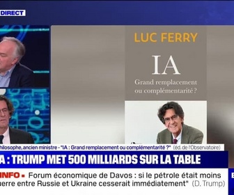 Replay BFM Story - Story 3 : IA, Trump met 500 milliards sur la table - 23/01