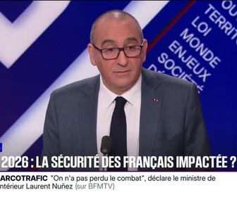 Replay BFM Politique - Une non-adoption du budget serait catastrophique pour le ministère de l'Intérieur et pour la sécurité de nos concitoyens, pointe Laurent Nuñez