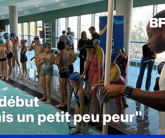 Replay ROBIN DE BFM - Ils profitent des vacances pour apprendre à nager